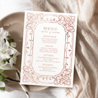 Rose Golden Romantik verzierte Hochzeit