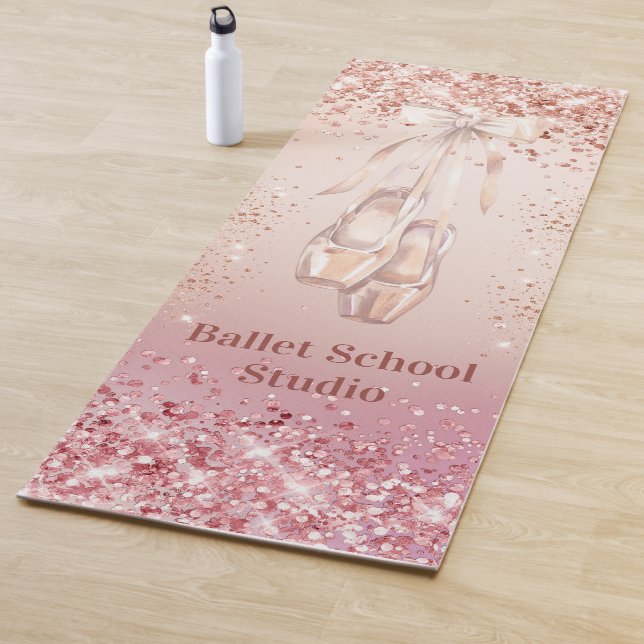 Rose Golden Rosa Ballett Tanzschule Studio Yogamatte (Beispiel)