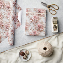 Rose Goldene Romantik: Blumenelegant im Blush-Desi