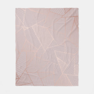 Rose goldfarbener Hintergrund, elegant. Fleecedecke