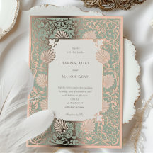 Rose Goldfels und Barock Hochzeit