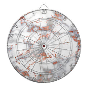 Rose, Goldmarmor Dartscheibe