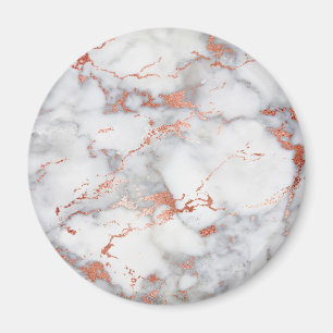 Rose, Goldmarmor Magnet