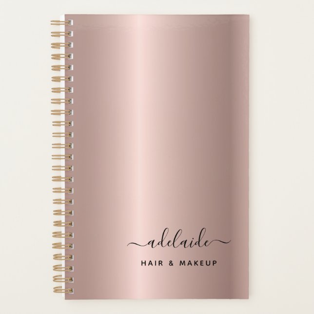 Rose Goldmedaille Salon Makeup Artist Planer (Vorderseite)