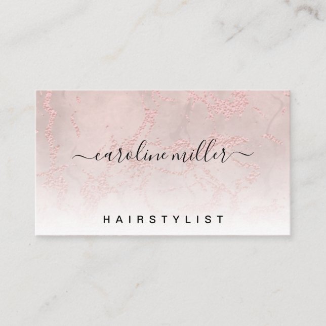 Rose Goldmedaille Visitenkarte (Vorderseite)