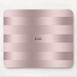 Rose-Goldstreifen Mousepad