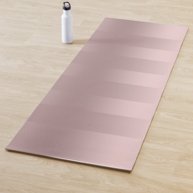 Rose-Goldstreifen Yogamatte (Beispiel)