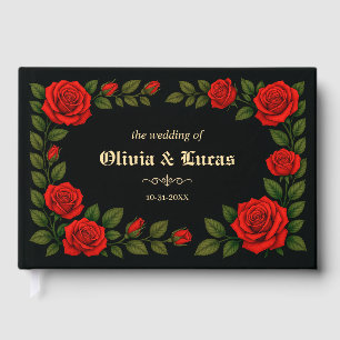 Rose Gothic Wedding Guest Book Gästebuch