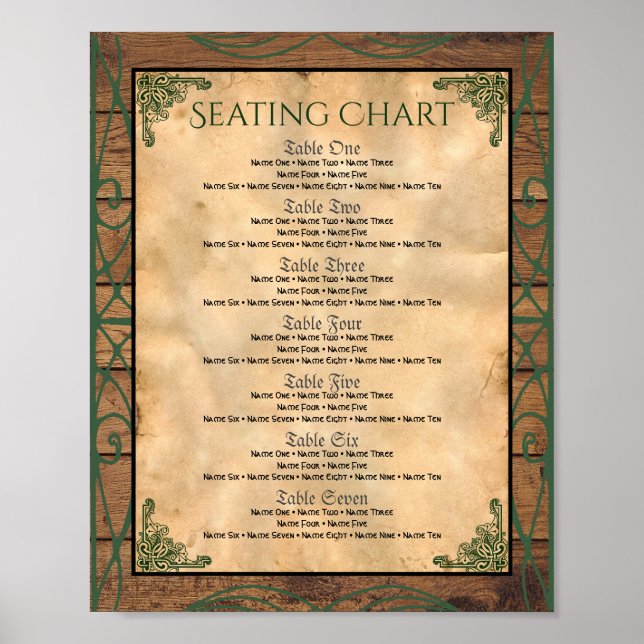 Rose gothique Poster rouge et noir Numéro de table (Devant)