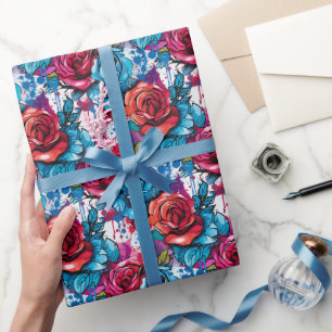 Rose Graffiti Urban Streetwear Geschenkpapier