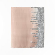 Rose Grau Silver Tropfen Fensterdekoration Medium5