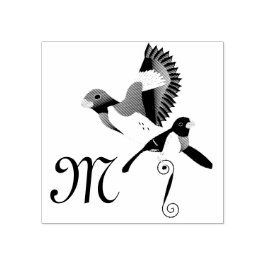 Rose Grosbeak Kardinal Bird gezüchtet Gummistempel