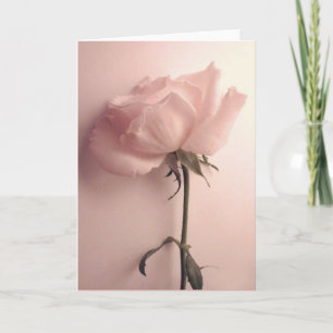 Rose Grußkarte Karte