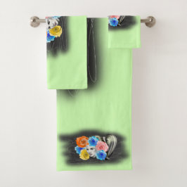 Rose Hair Woman Badetuch Set