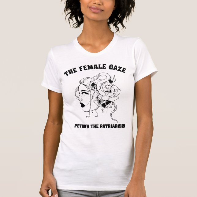Rose Halloween, Lady Snake von Weibchen T-Shirt (Vorderseite)