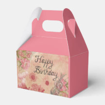 Rose Happy Birthday Gefallen Box Floral Music Desi