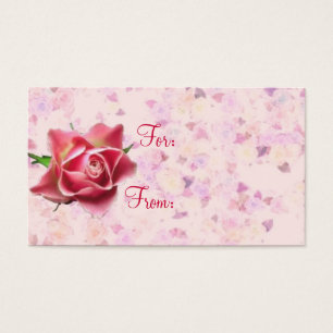 Rose Harmonie-Geschenkmarke