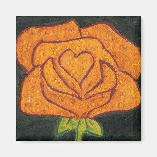 "Rose Heart #2" Blumenmagnet Magnet
