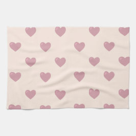 Rose Herz Geschirrtuch