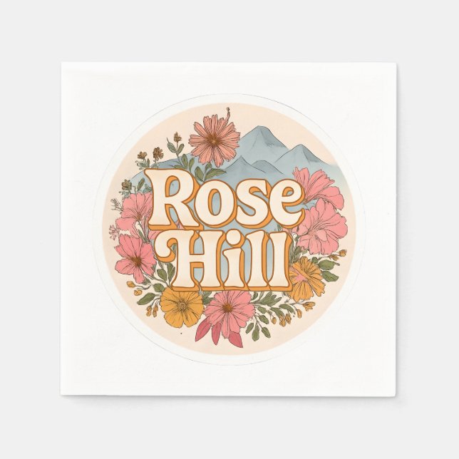 Rose Hill Serviette (Vorderseite)