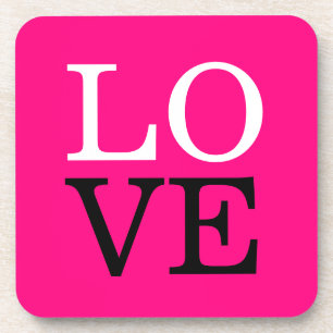 Rose Hintergrund Liebe Hochzeit Getränkeuntersetzer