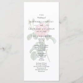 Rose Hochzeit mit traditionellem Single Programm