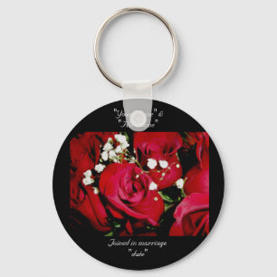 Rose Hochzeit Schlüsselanhänger