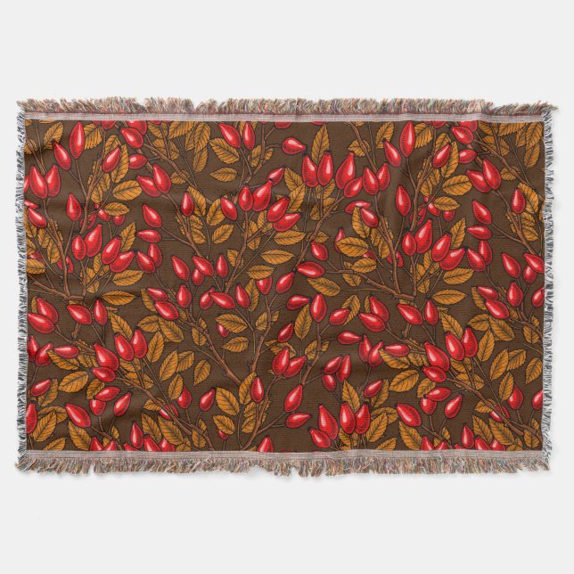 Rose Hüften, braun und rot Decke (Vorderseite)