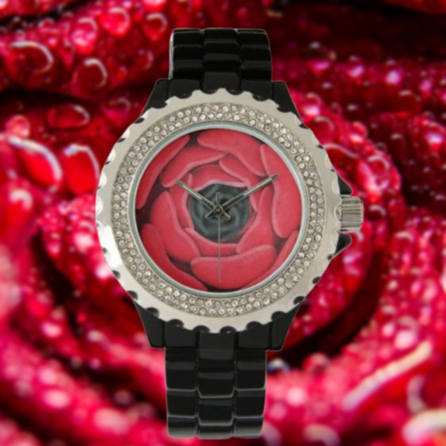Rose im Blut Armbanduhr (Von Creator hochgeladen)