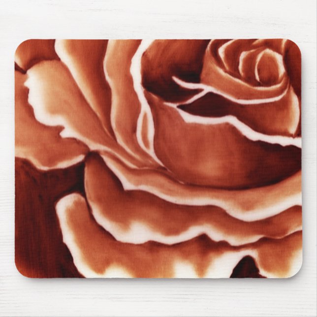 Rose im Öl durch WithAnF feine Kunst Mousepad (Vorne)
