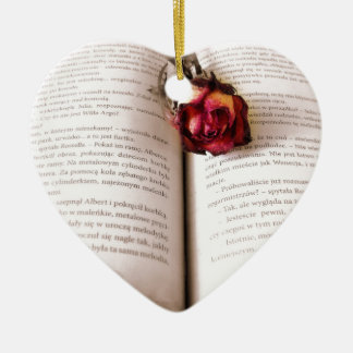 Rose in der Bibel Keramik Ornament