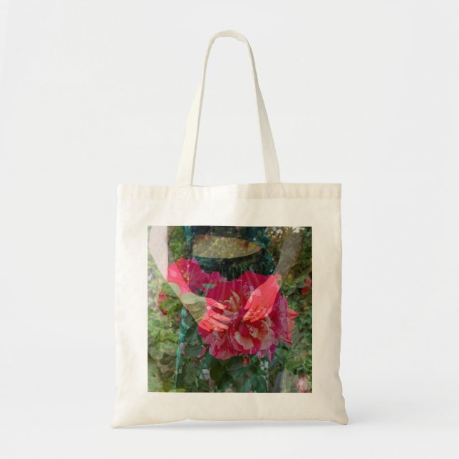 Rose in der Bloom Tote Tasche (Vorne)