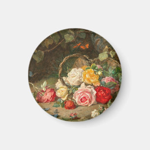 Rose in einem Korb - Josef Neugebauer Magnet
