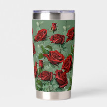 Rose in einem Tumbler