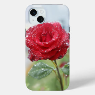 Rose in Regentropfen Case-Mate iPhone Hülle
