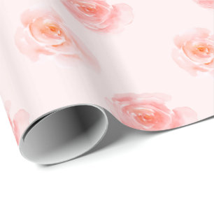 Rose in Rosa Geschenkpapier