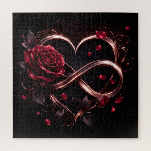 Rose Infinity Herz Elegant
