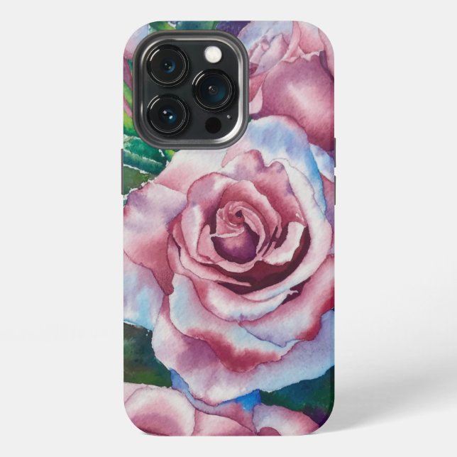 Rose iPhone 13 Pro Hülle (Hinten)
