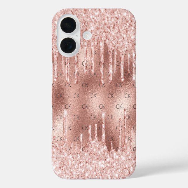 Rose iPhone 16 Hülle (Rückseite)