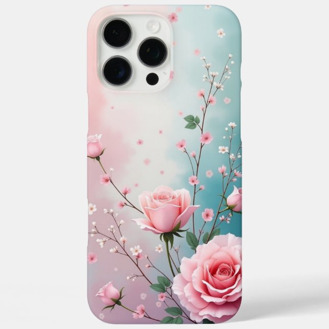 Rose iPhone 16 Pro Max Hülle (Rückseite)