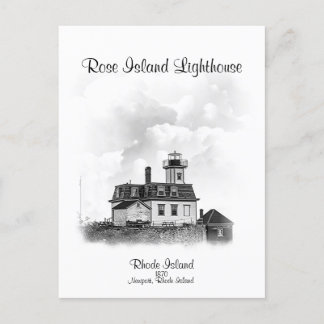 Rose Island Lighthouse - Newport, Rhode Island Postkarte