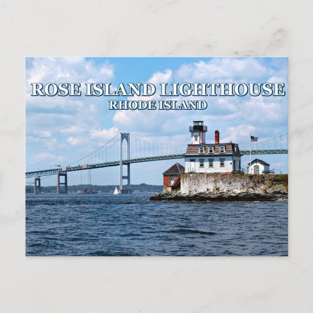 Rose Island Lighthouse, Rhode Island Carte postale (Devant)