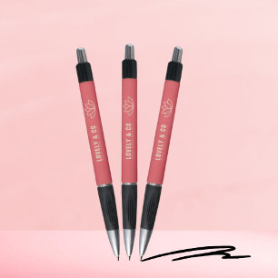 Rose & Ivory Salon Beauty Werbe Geschäft Kugelschr Kugelschreiber