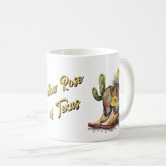 Rose jaune du Texas Mug (Devant droit)