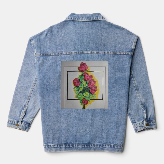 Rose Jeansjacke (Rückseite)