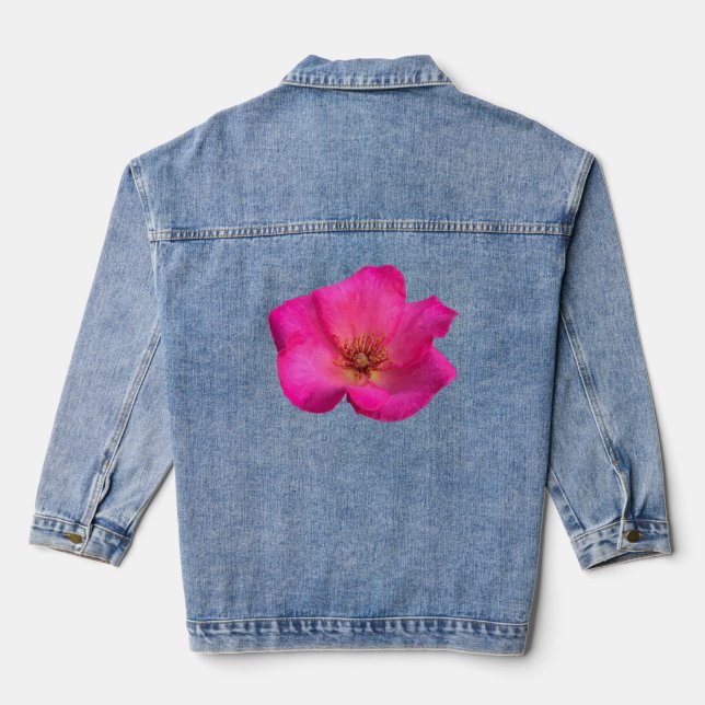 Rose Jeansjacke (Rückseite)