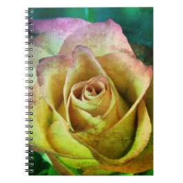 Rose Journal oder Notebook Notizblock