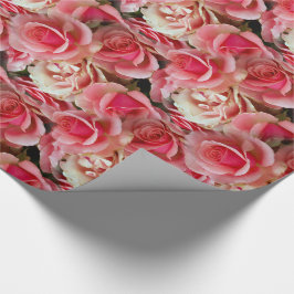 Rose Juxtapose 30" x 6 "Valentin Geschenkpapier