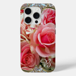 Rose Juxtapose Monogramm Case-Mate iPhone Hülle