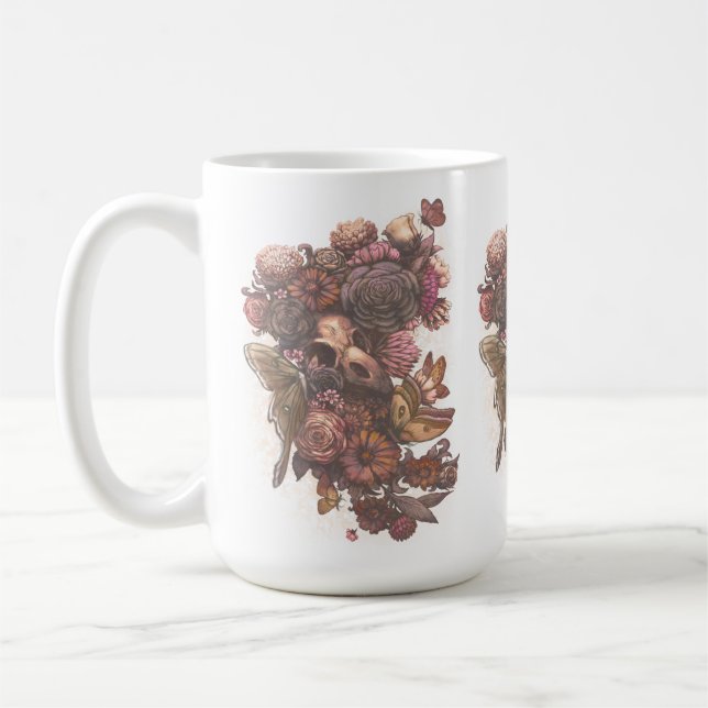 Rose Kaffeetasse (Links)